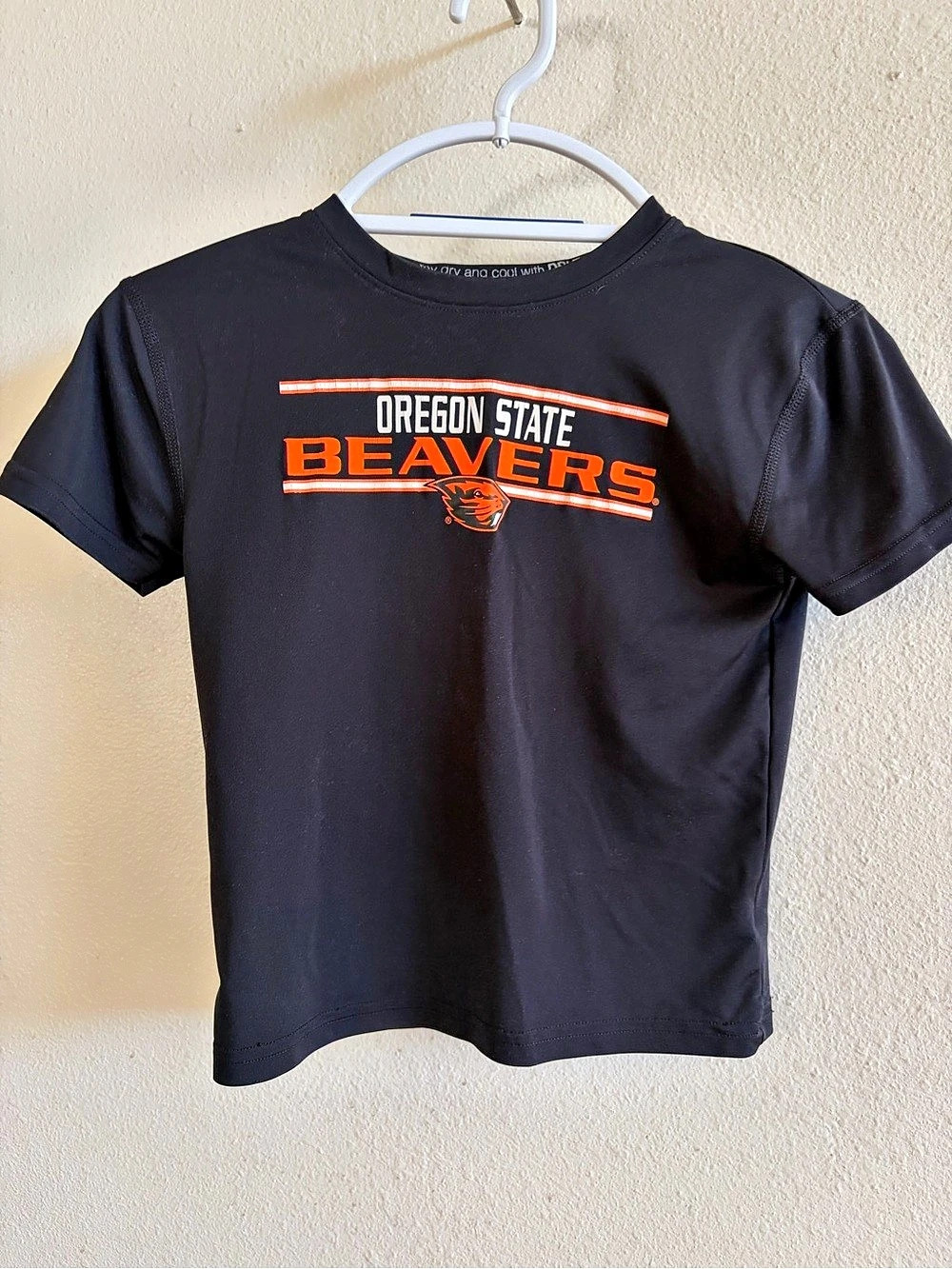 Gildan Oregon State Beavers Boys Tee Black & Orange Large